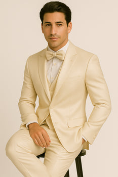 Champagne -4pc-prom-wedding-tux - Image 4