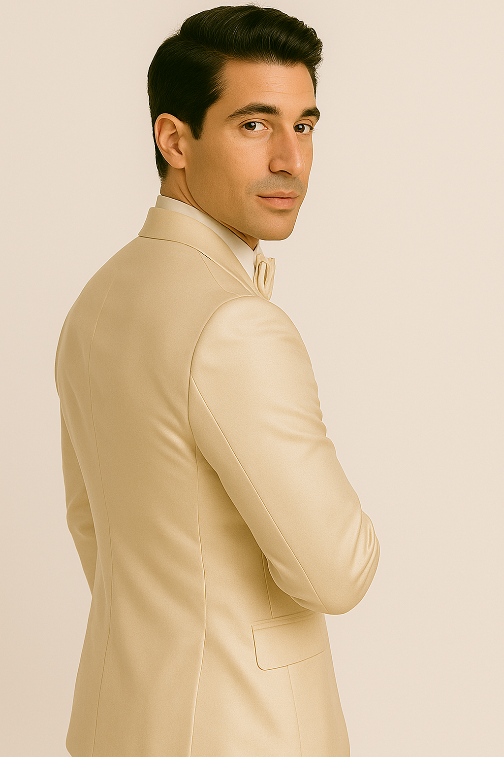 Champagne -4pc-prom-wedding-tux - Image 8