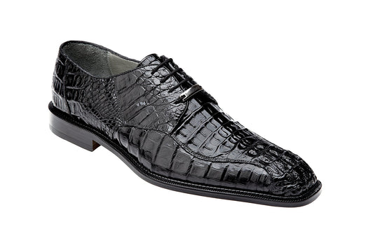 Belvedere Chapo Black Genuine Alligator Leather Loafer