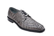 Belvedere Chapo Gray Genuine Alligator Leather Shoe