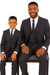 Father and Son Suits - Charcoal Boys Suit Perry Ellis Vested Boy's Wedding Suit in Charcoal Grey