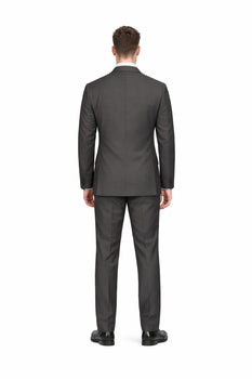 Modern Fit Tiglio Wool Double-Breasted Suit – Premium Tailored Formal Suit