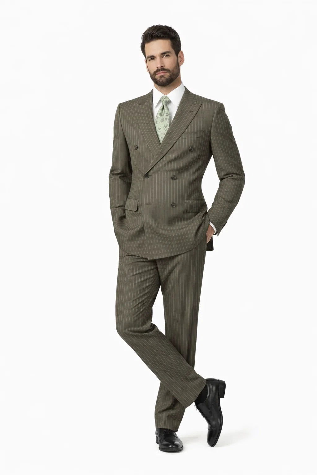 Cheap Plus Size Mens Charcoal Suit For Big Men Online - Big and Tall Sizes - Image 8
