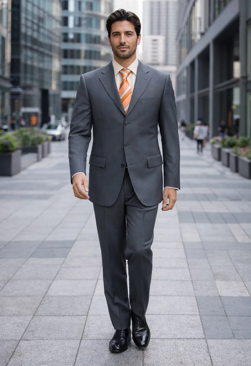Men'S Dress Suit For Sale Mid Gray 100% Pure Feel Rayon Viscose (SUPER 120) Available In 2 Or 3 Buttons Style Regular Classic Cut, All Colors