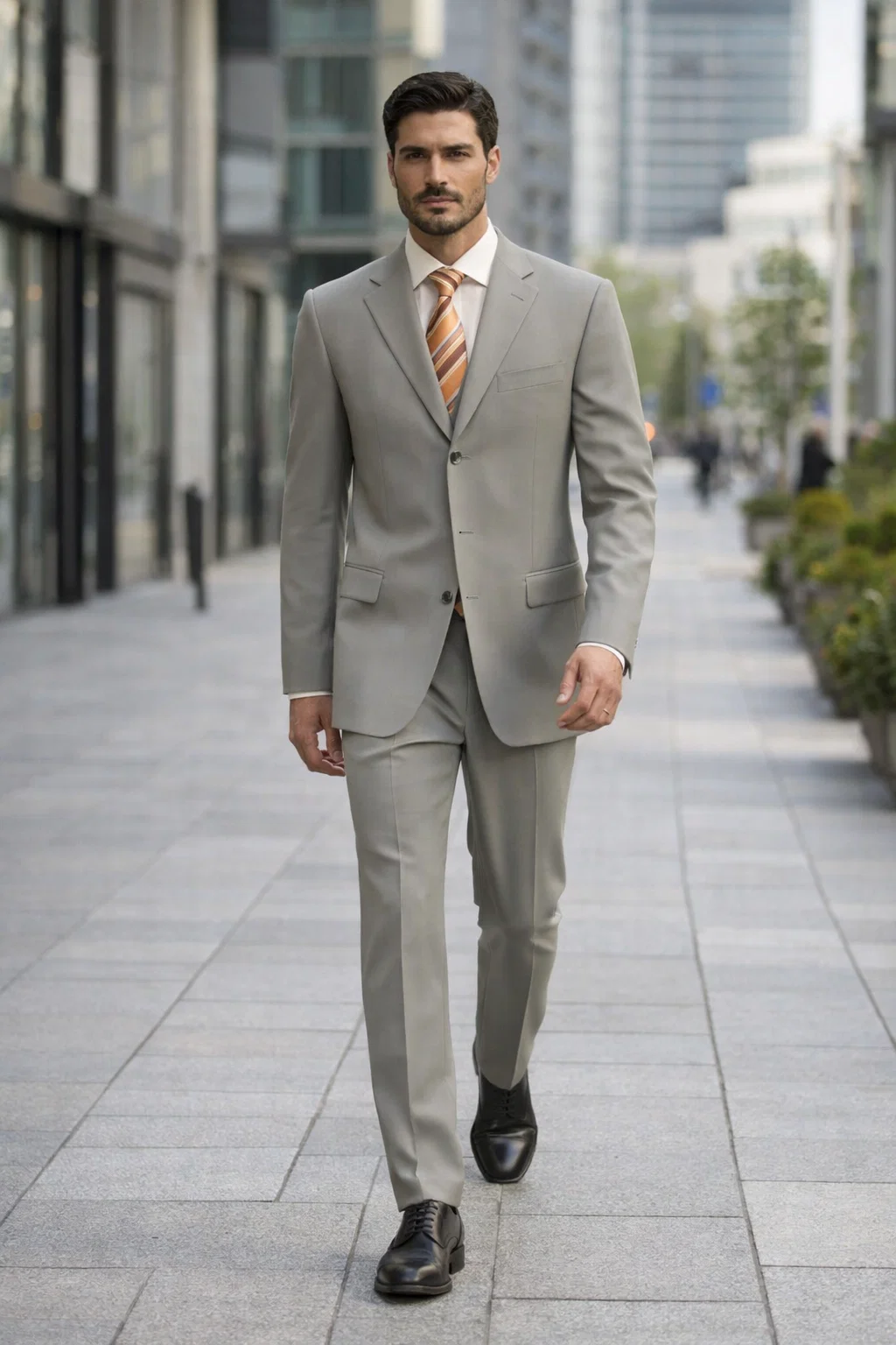 Men's Dress Suit For Sale Tan - Beige Feel Rayon Viscose (SUPER 120) 2 Button Style