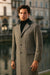 Herringbone Wool & Cashmere Chesterfield Overcoat – 1920s Full Length