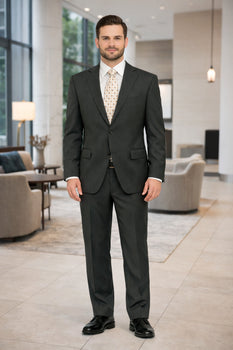 Chocolate Brown Pinstripe Modern Fit Suits 2 Button No Vents 100% Fine Affordable Cheap Priced Men'S Dress Suit For Sale - Image 3