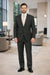 Chocolate Brown Pinstripe Modern Fit Suits 2 Button No Vents 100% Fine Affordable Cheap Priced Men'S Dress Suit For Sale