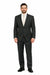 Chocolate Brown Pinstripe Modern Fit Suits 2 Button No Vents 100% Fine Affordable Cheap Priced Men'S Dress Suit For Sale