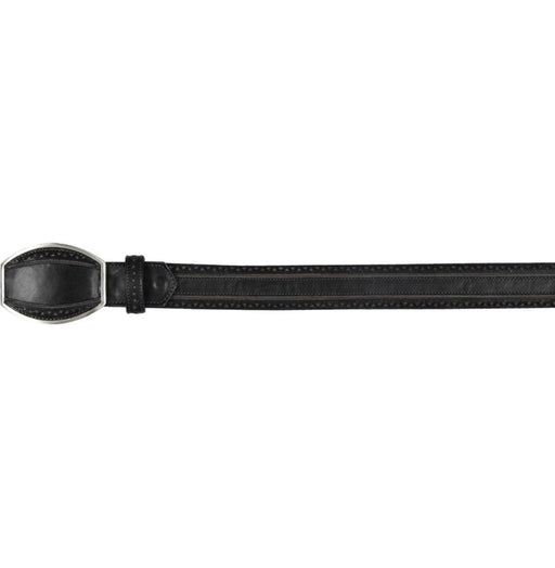 Cinto Corte Laser de Cuero Pull Up Original Color Negro