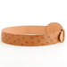 Cinto De Avestruz - Cinto Vaquero Cognac Ostrich Belt