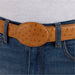 Cinto De Avestruz - Cinto Vaquero Cognac Ostrich Belt