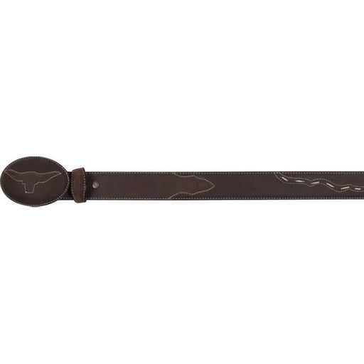 Cinto Vaquero para Mujer de Cuero Original Color Chocolate