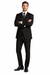Classic 2PC 2 Button Pinstripe Color Brown Men's Suit
