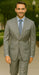 Classic 3PC 2 Button Suit Super 150's 1 Pleat Pants Italian Fabric Gray