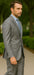 Classic 3PC 2 Button Suit Super 150's 1 Pleat Pants Italian Fabric Gray