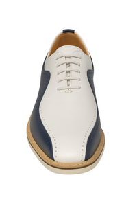 Stylish Two-Tone Brogue Oxford