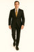 Black Almost Very Dark Gray Wiht Light Gray Pinstripe 100% Worsted Wool Available In 2 Or 3 Buttons Style Regular Classic Cut Cheap Priced Business Suits Clearance Sale