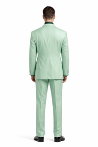 Men's green suit