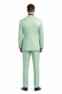 Men's green suit