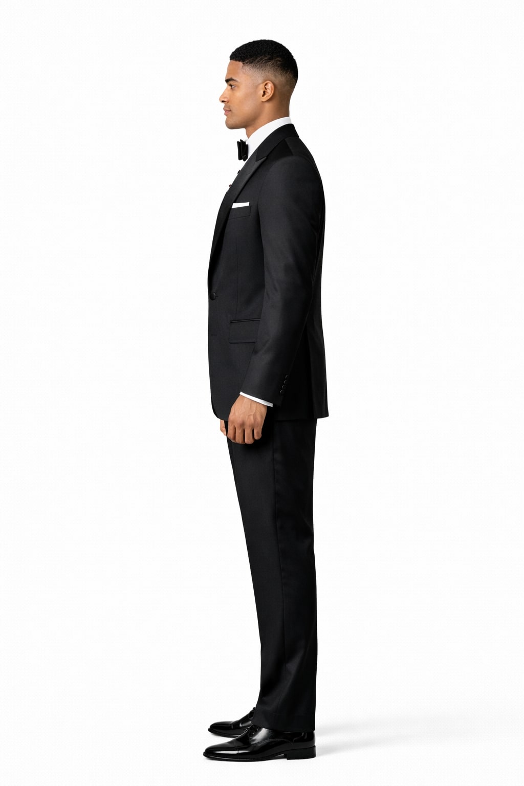 Men'S 2 Buttons Tuxedo 2 Buttons Tuxedo Jacket + Pants Satin - Image 3
