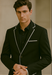 Black And White Trim Tuxedo Or Black And Black Trim Vested Suit - Weddings - Prom Tuxedo