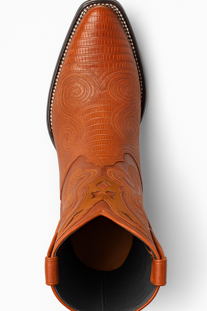 Men's Wild West Teju Lizard Skin 3X Toe Boots 29507 - Image 5