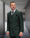 Statement Men's Outlet 2-Piece 100% Wool Double-Breasted Plaid Fashion Suit