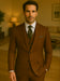 Wool Suit - Italian Made Business Suit by Statement Men's 3 Piece 100% Wool Modern Fit Suit - V-Neck Double Breasted Vest