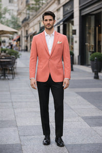 Coral Slim Fit Sport Coat - Image 7