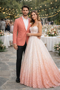 Coral Slim Fit Sport Coat - Image 8