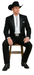 Country Tuxedos For Weddings Mens Black Traje Vaquero Suit & Tuxedo