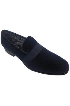 "Lincoln" Navy Couture 1910 Tuxedo Shoes