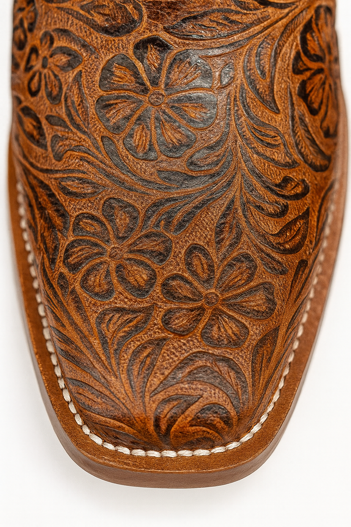 Hand Tooled Cowboy Boots Print - Image 7
