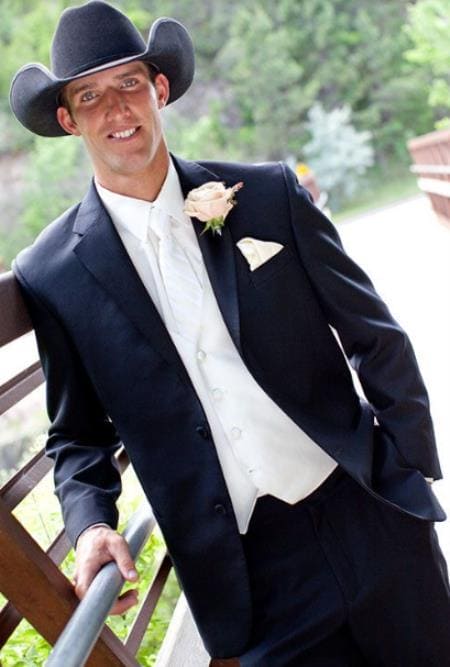 Cowboy Tuxedo Notch Lapel Black