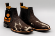 Cowhide Short Cowboy Boots