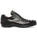 Marco Di Milano Crater Black: Luxury Leather Dress Shoe