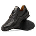 Marco Di Milano Crater Black: Luxury Leather Dress Shoe