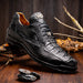 Marco Di Milano Crater Black: Luxury Leather Dress Shoe