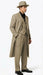 Men’s 1920s Beige Zoot Suit – Long Mafia Gangster Three-Piece Suit in Tan Khaki Color 40 inch Zuit Pachuco Suit