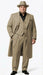 Men’s 1920s Beige Zoot Suit – Long Mafia Gangster Three-Piece Suit in Tan Khaki Color 40 inch Zuit Pachuco Suit