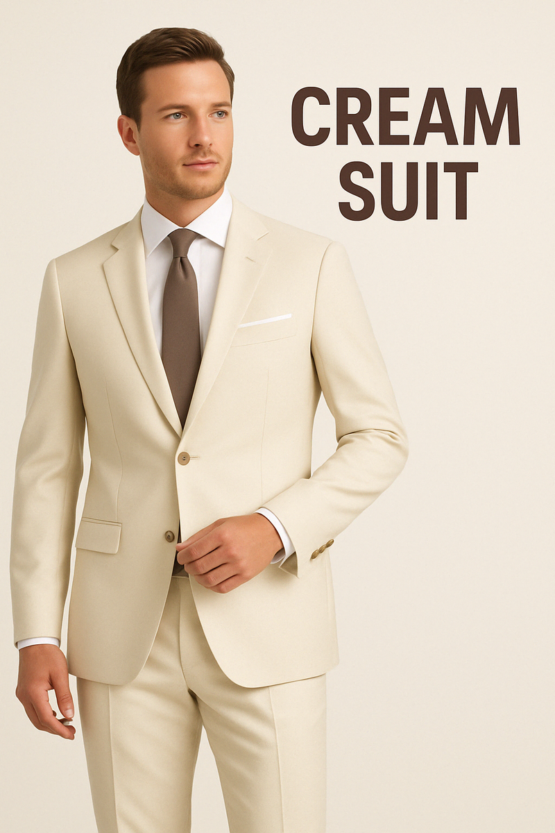 Cream Suit