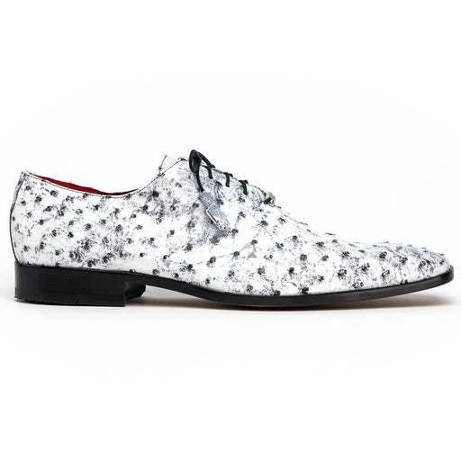 Marco Di Milano Criss Newspaper Ostrich Quill Dress Shoe Oxfords
