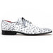 Marco Di Milano Criss Newspaper Ostrich Quill Dress Shoe Oxfords