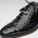 Marco Di Milano Criss Black Ostrich Quill Dress Shoe Oxfords