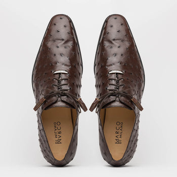Marco_Di_Milano Criss Brown Leather Dress Shoe