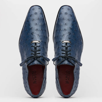 Marco Di Milano Criss Ostrich Quill Dress Oxfords Navy