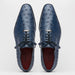Marco Di Milano Criss Navy Ostrich Quill Dress Shoe Oxfords