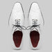 Marco Di Milano Criss White Ostrich Quill Dress Shoe Oxfords