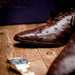 Marco Di Milano Criss Brown Leather Dress Shoe